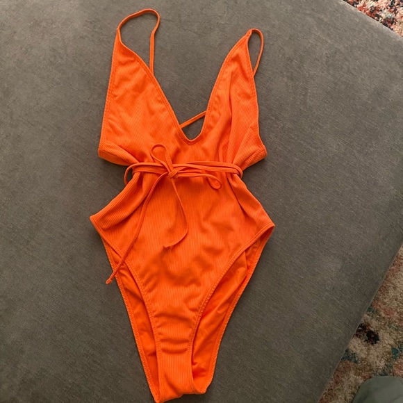 Forever 21 Swim One Piece Wrap Bathing Suit Poshmark